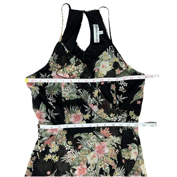 Almost Famous Black Floral Dress - Medium - Picture 8 of 12